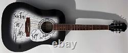 Roger Waters Pink Floyd Beckett JSA Autograph Signed Acoustic Epiphone guitar