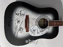 Roger Waters Pink Floyd Beckett JSA Autograph Signed Acoustic Epiphone guitar