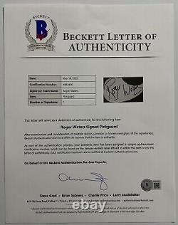 Roger Waters Pink Floyd Beckett JSA Autograph Signed Acoustic Epiphone guitar