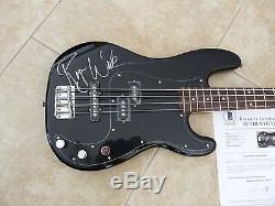 Roger Waters Pink Floyd Body Signed Autographed Bass Guitar Beckett Certified