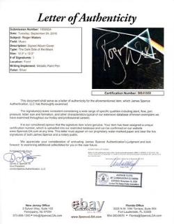 Roger Waters Pink Floyd Dark Side Record Album LP Signed Autographed JSA COA