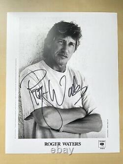 Roger Waters Pink Floyd Hand Signed 10x8 Promo Photo Rare David Gilmour