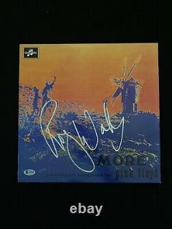 Roger Waters Pink Floyd More Vinyl Signed Autographed COA Beckett #A10399