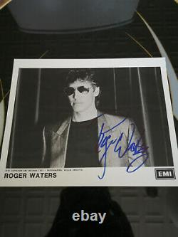 Roger Waters Pink Floyd Promo Autograped Signed Handsigniert 8x10 Photo