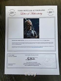 Roger Waters Pink Floyd Signed 8x10 Photo Authentic Letter Of Authenticity COA