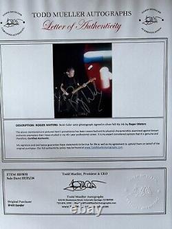 Roger Waters Pink Floyd Signed 8x10 Photo Authentic Letter Of Authenticity COA