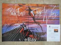 Roger Waters Pink Floyd Signed Autograph 24x36 Poster BAS Certified The Wall #2