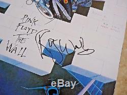 Roger Waters Pink Floyd Signed Autograph 24x36 Poster BAS Certified The Wall #6