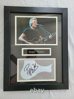 Roger Waters Pink Floyd Signed Autographed Guitar Pick Guard Authenticated COA