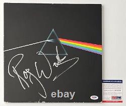 Roger Waters Pink Floyd Signed Dark Side Of The Moon Record Psa Coa Ad48310