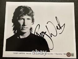 Roger Waters Pink Floyd Signed Promo 8x10 Photo Beckett BAS LOA COA Autograph