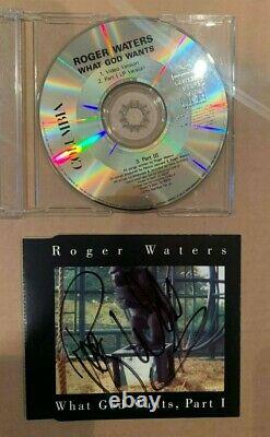 Roger Waters Pink Floyd Signed What God Wants Uk CD Ep Uacc