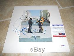 Roger Waters Pink Floyd Wish You Here Signed Autographed LP Record PSA Certified