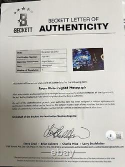 Roger Waters SIGNED Photo 11x14 Pink Floyd AUTOGRAPH BECKETT COA