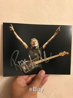 Roger Waters SIGNED Very RARE Pink Floyd Final SALE Best PHOTO PROOF AUTOGRAPH