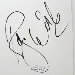 Roger Waters Signed 7X 11 The Wall Pink Floyd Photo Record David Gilmour JSA