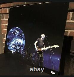 Roger Waters Signed Autographed 16X20 Pink Floyd Concert Photo Dark Side PSA/DNA