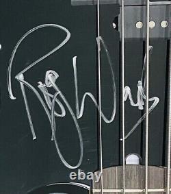 Roger Waters Signed Bass Pink Floyd Autographed Guitar Signed Bass Proof Gilmour