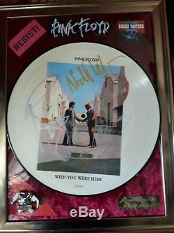 Roger Waters Signed Nick Mason (Photo Proof) WISH YOU WERE HERE PINK FLOYD