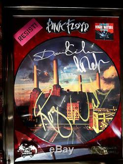 Roger Waters Signed (Photo Proof) PINK FLOYD ANIMALS Picture Disc MINT