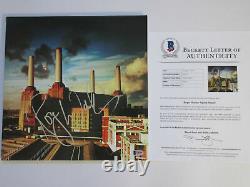 Roger Waters Signed Pink Floyd Animals Vinyl Lp Beckett Bas Coa A06303