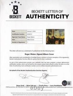 Roger Waters Signed Pink Floyd Animals Vinyl Lp Beckett Bas Loa