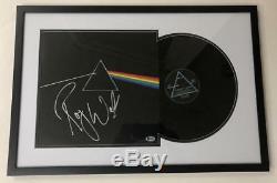 Roger Waters Signed Pink Floyd Dark Side Of The Moon Framed Vinyl Album Beckett