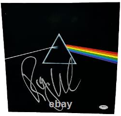 Roger Waters Signed Pink Floyd Dark Side Of The Moon Vinyl Record Album PSA COA