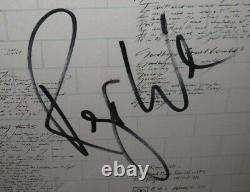 Roger Waters Signed Pink Floyd The Wall Album Insert Rock Autograph Beckett Loa