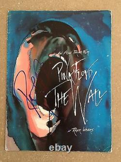 Roger Waters Signed Pink Floyd The Wall Original Movie Program Booklet FA LOA