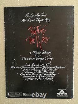 Roger Waters Signed Pink Floyd The Wall Original Movie Program Booklet FA LOA