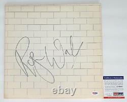 Roger Waters Signed Pink Floyd The Wall Record Album (silver) Psa Coa Ad48307