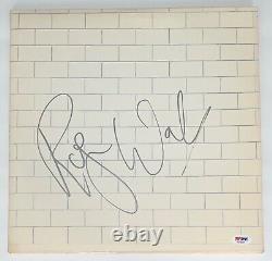 Roger Waters Signed Pink Floyd The Wall Record Album (silver) Psa Coa Ad48307