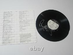 Roger Waters Signed Pink Floyd The Wall Vinyl Album LP Autographed JSA COA NICE