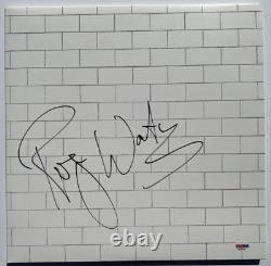 Roger Waters Signed Pink Floyd The Wall Vinyl Album Lp Dark Side Brick Psa/dna