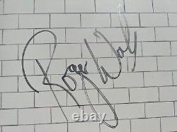 Roger Waters Signed Pink Floyd The Wall Vinyl Album Lp Dark Side Brick Psa/dna