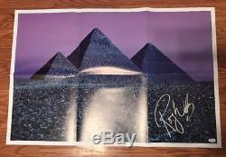 Roger Waters Signed Poster Jsa Coa Pink Floyd Dark Side Of The Moon