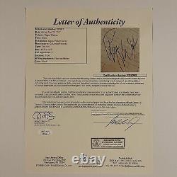 Roger Waters Signed The Wall Vinyl Record Pink Floyd Jsa Coa Loa