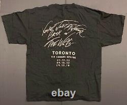 Roger Waters + Snowy White Autographed Pink Floyd The Wall Concert T-Shirt JSA