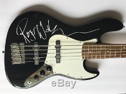 Roger Waters pink floyd signed fender bass guitar autographed with proof