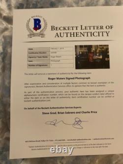 Roger Waters signed autographed 11x14 Photo Pink Floyd Beckett Authenticated
