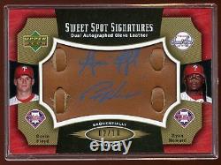 Ryan Howard Gavin Floyd 05 Sweet Spot Auto Glove 02/10