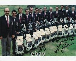 Ryder Cup 1969 signed photo by Nicklaus +9 Lee Trevino, Ray Floyd, Casper golf