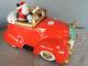 SIGNED! 1986 Fitz and Floyd Rolls Royce Santa Christmas Car Cookie Jar