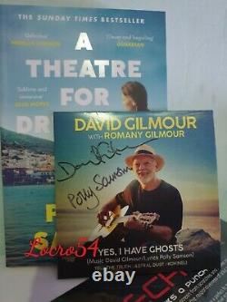 SIGNED David Gilmour Polly Samson, Pink Floyd Yes, I have ghosts CD & Book