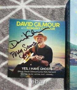 SIGNED David Gilmour Polly Samson Yes I have Ghosts book and CD pink floyd