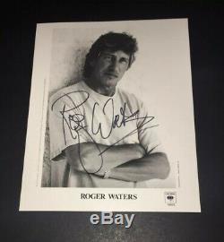 SIGNED ROGER WATERS 10x8 PROMO PHOTO PINK FLOYD RARE THE WALL GILMOUR MASON
