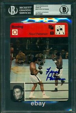 SPORTSCASTER Boxing Autograph Floyd Patterson vs Muhammad Ali Beckett Authentic
