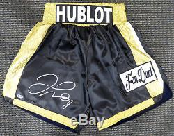 Sale! Floyd Mayweather Jr. Autographed Signed Black Trunks Hublot Beckett