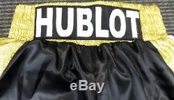 Sale! Floyd Mayweather Jr. Autographed Signed Black Trunks Hublot Beckett